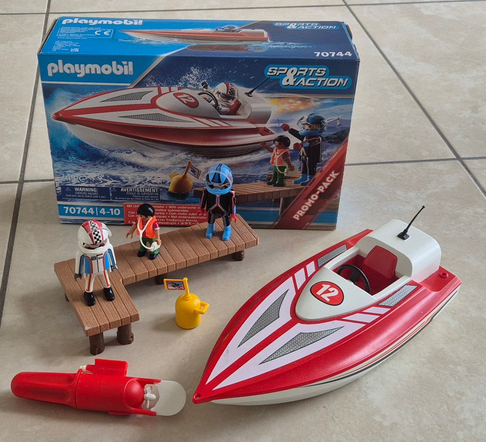 Playmobil 70744, Hobby en Vrije tijd, Modelbouw | Boten en Schepen, Ophalen of Verzenden