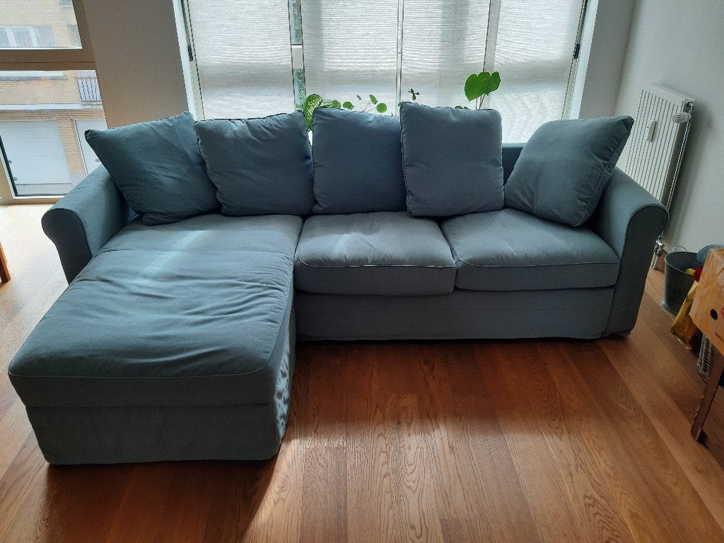 Ensemble de chaises 3 places IKEA avec chaise longue, Maison & Meubles, 75 à 100 cm, 250 à 300 cm, Comme neuf, Enlèvement