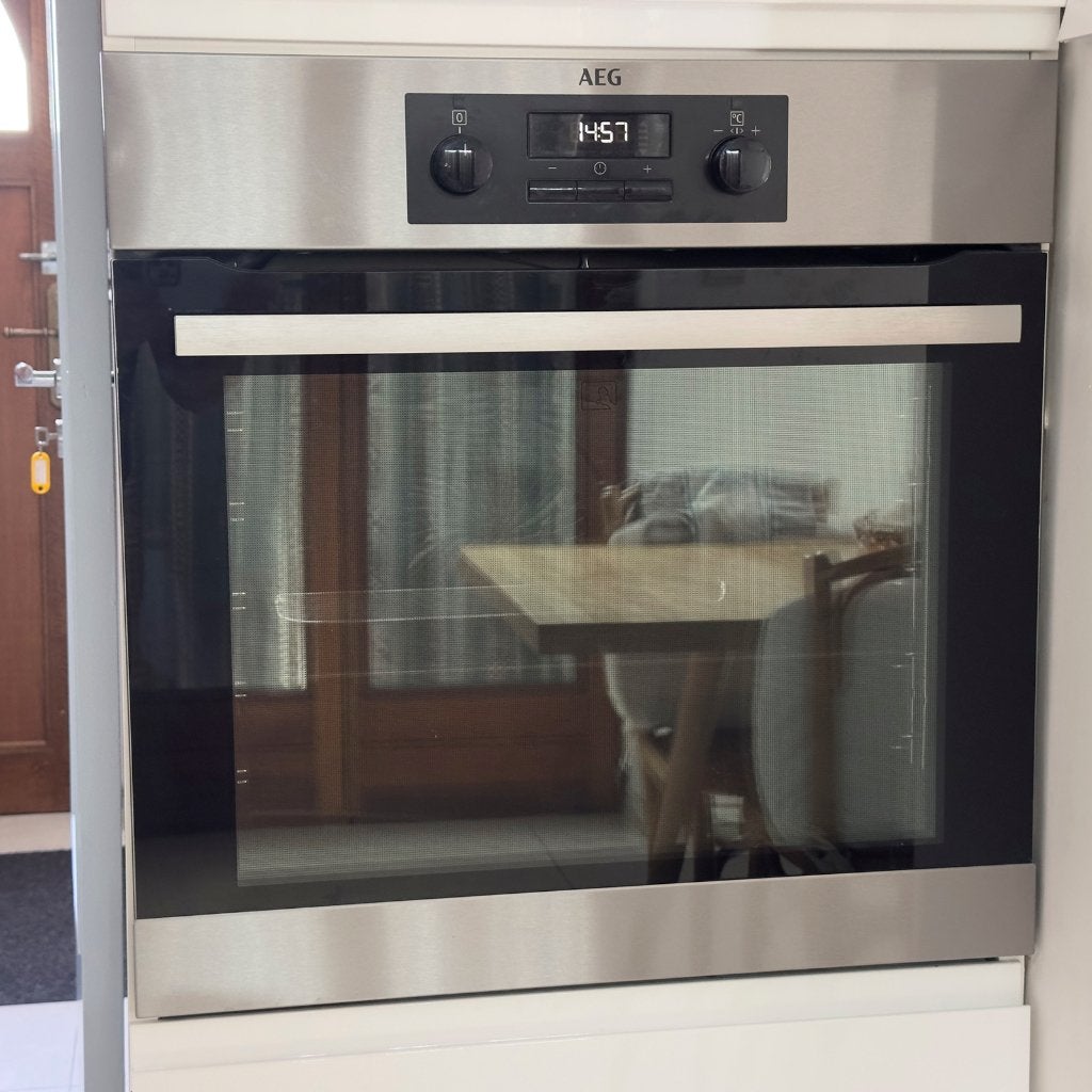 Four encastrable AEG Type 71 BLB 03 AG, Electroménager, Fours, Comme neuf, Encastré, AEG, 55 à 60 cm, 45 à 60 cm, Air chaud, Enlèvement