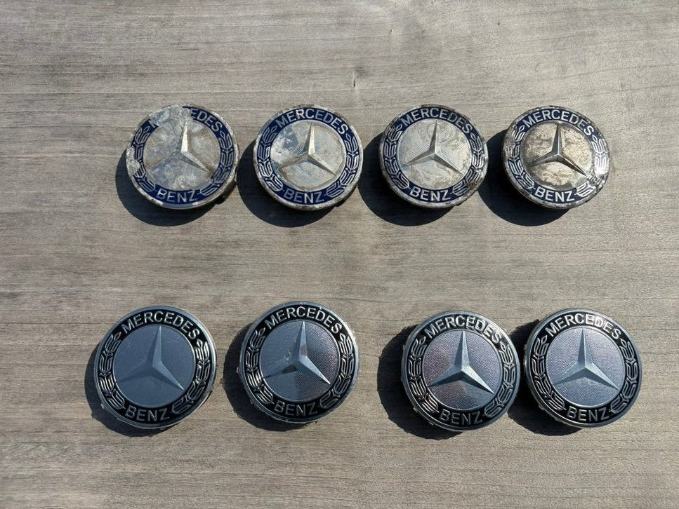 Nieuwe velgdoppen Mercedes 75mm, Enlèvement, Comme neuf