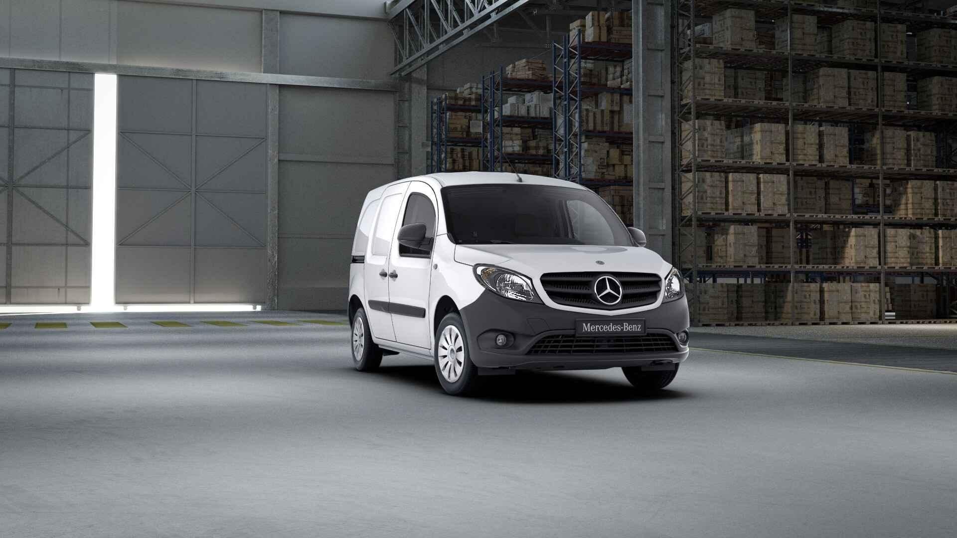 Mercedes-Benz Citan 108 CDI L2, Auto's, 4 deurs, Stof, 110 g/km, Wit
