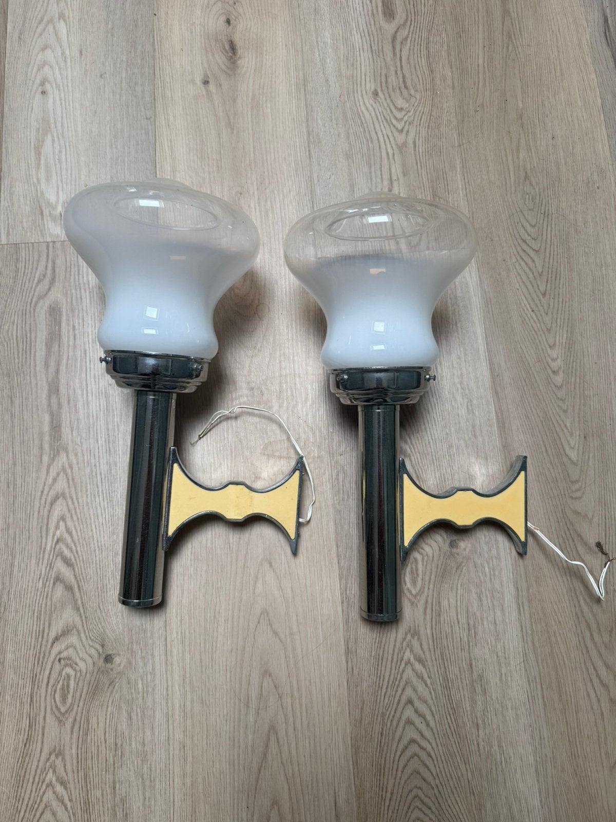 Set vintage wandlampen Gaetano Sciolari, Ophalen