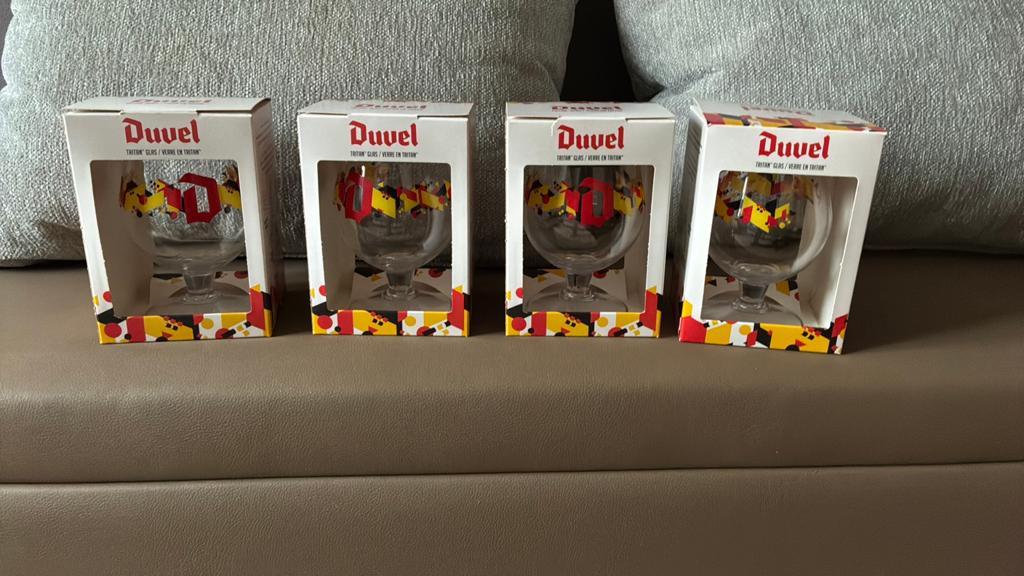 Duvel glazen in tritan, Enlèvement, Neuf