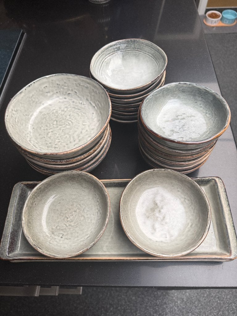 Servies Salt&Pepper Meridian collectie color green 46 stuks, Ophalen, Overige merken, Zo goed als nieuw, Bord(en)