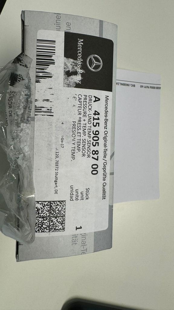 Mercedes druk en tempratuur sensor A 415 905 87 00, -, Nieuw, Ophalen of Verzenden, -