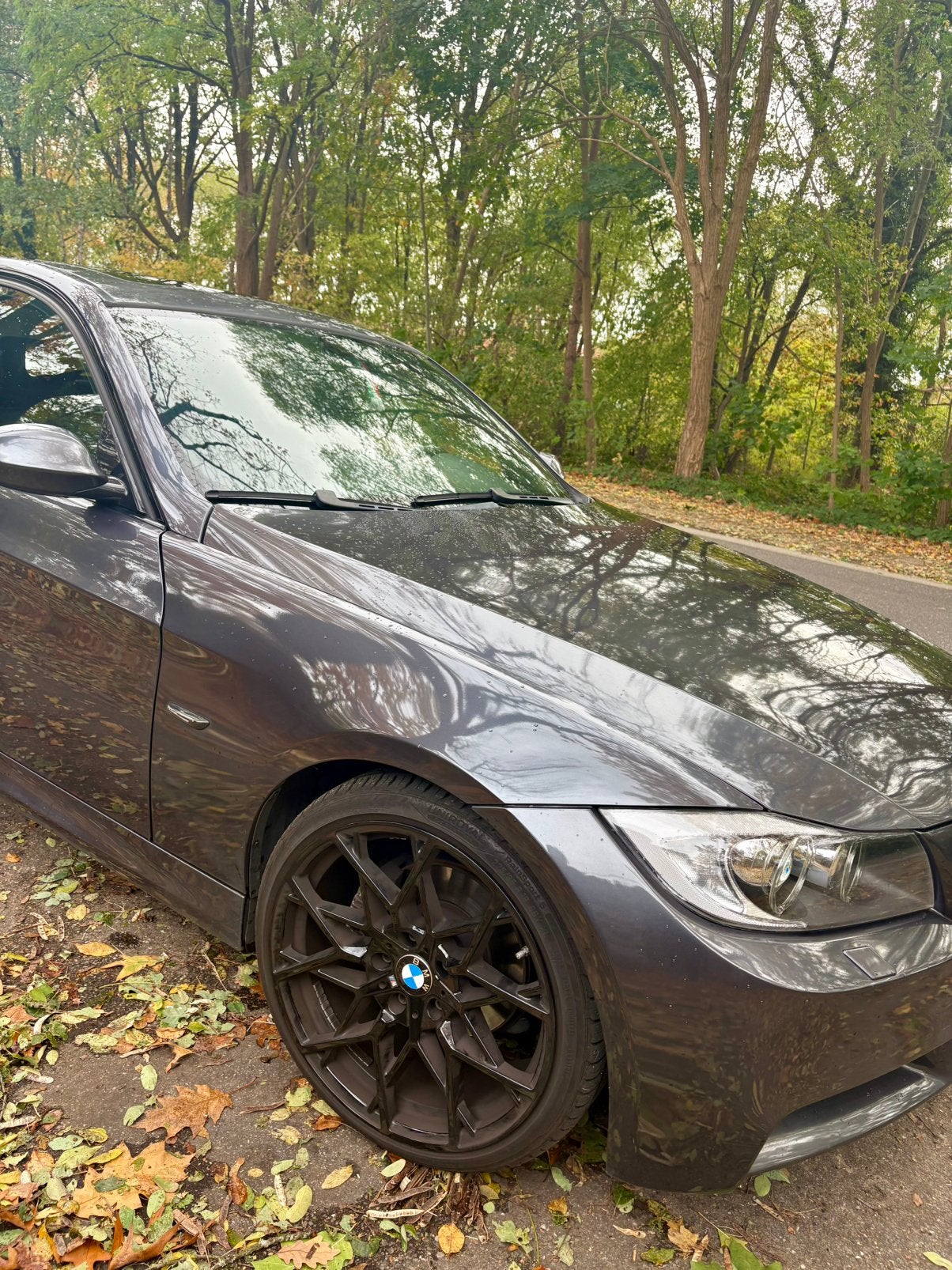 BMW 320D E90, Autos, Cuir, Argent ou Gris, Achat, 110 kW