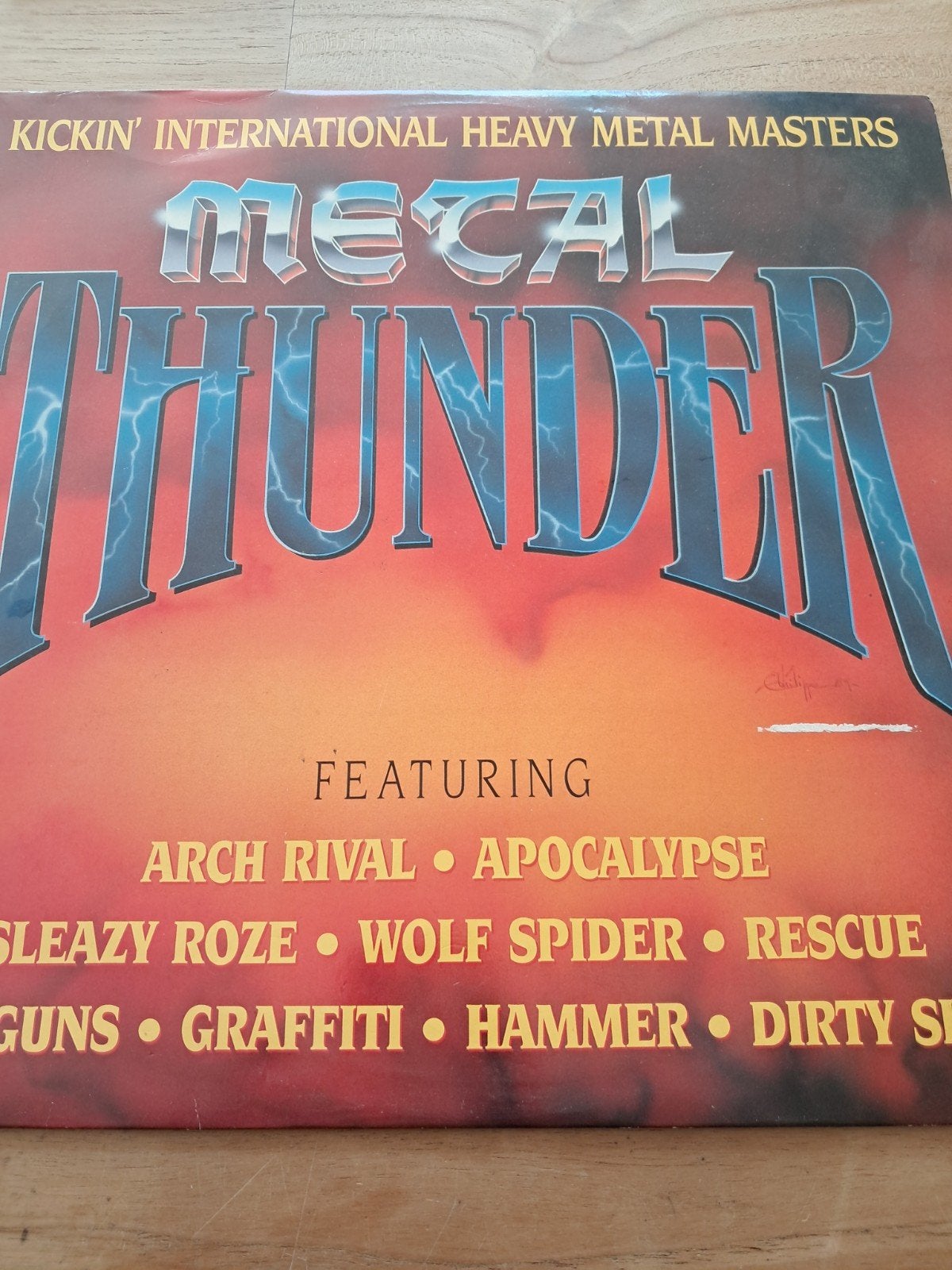 Lp Metal Thunder, CD & DVD, Vinyles | Hardrock & Metal, Enlèvement ou Envoi, Compilation, Comme neuf, Heavy metal