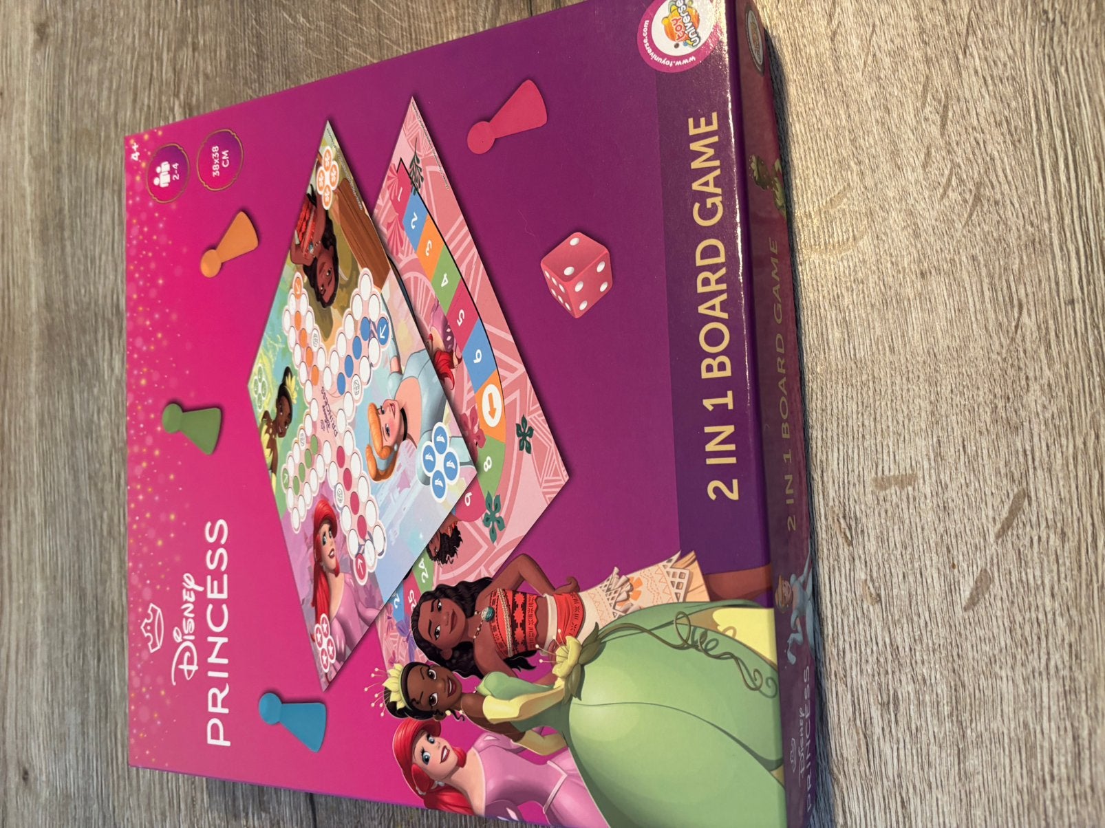 Disney princess 2 in 1 boardgame, Hobby en Vrije tijd, Gezelschapsspellen | Bordspellen, Ophalen of Verzenden, Nieuw