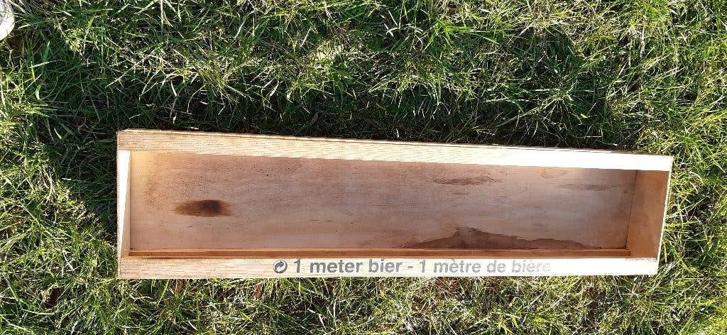 bier houten houder 1 meter bier, Verzamelen, Ophalen of Verzenden, Gebruikt, Overige typen, Overige merken