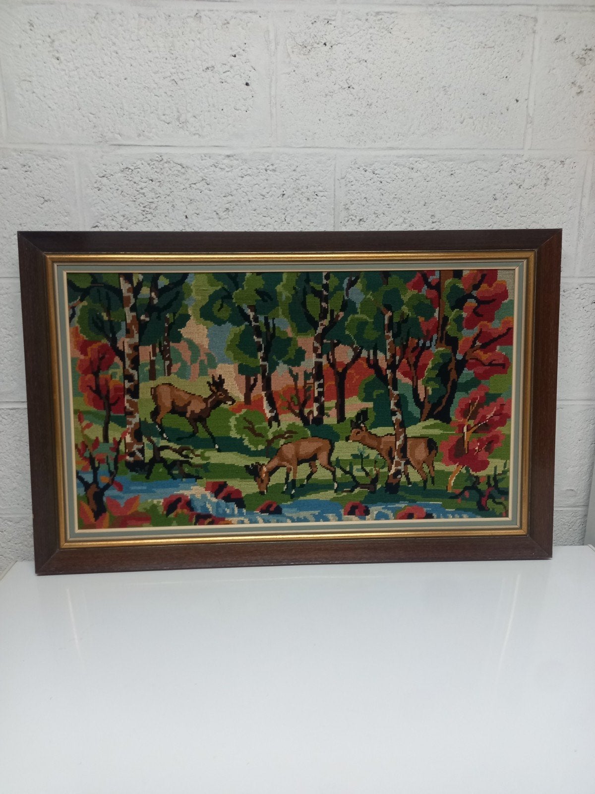 Wandtapijt op canvas, Ophalen