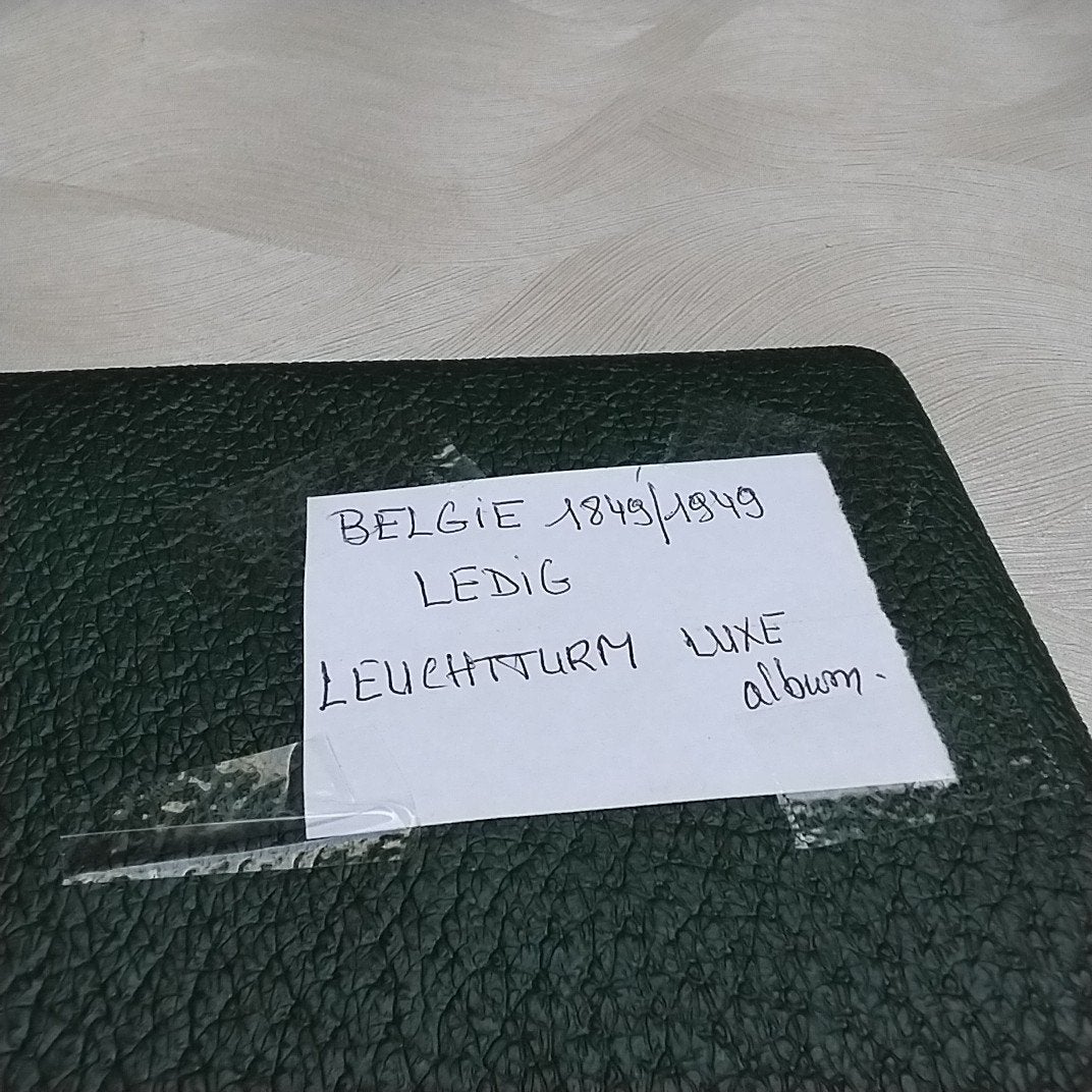 BELGIE BELGIE ledig Leuchtturm LUXE album 1849/1949, Ophalen of Verzenden