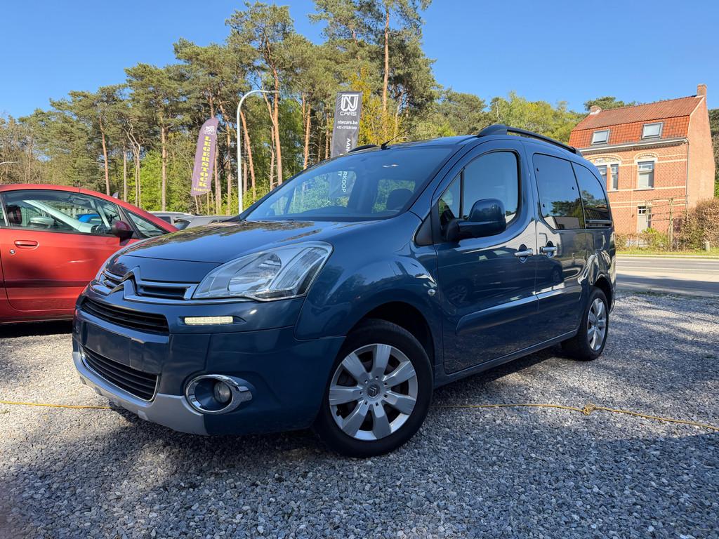 Citroën Berlingo Multispace 1.6B EURO5b '14 + 12M GARANTIE, Auto's, Euro 5, Stof, Gebruikt, Zwart