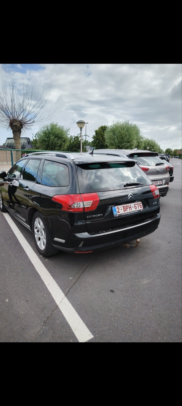 citroen C5 break motorschade, Auto's, Zwart, Zwart, 5 deurs, Particulier