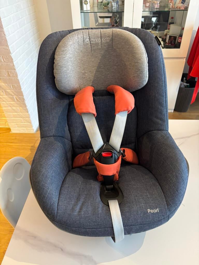 Maxi-cosi pearl + familiefix, Ophalen, Gebruikt, 9 t/m 18 kg, Isofix