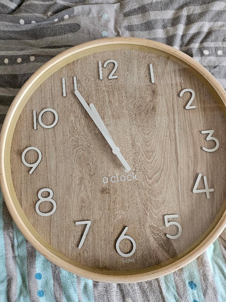 Te koop wandklok, Huis en Inrichting, Woonaccessoires | Klokken, Ophalen, Zo goed als nieuw, Wandklok