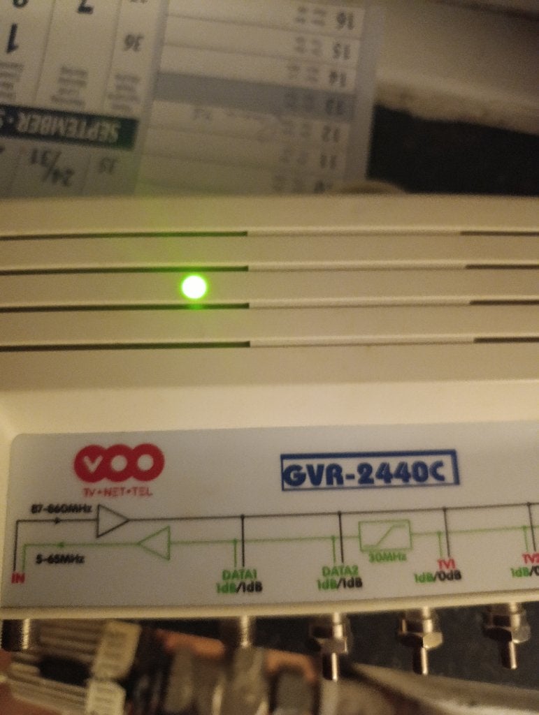 AMPLI TV NET TEL   GVR 2440 C, Autres marques, Moins de 60 watts, Enlèvement, Utilisé