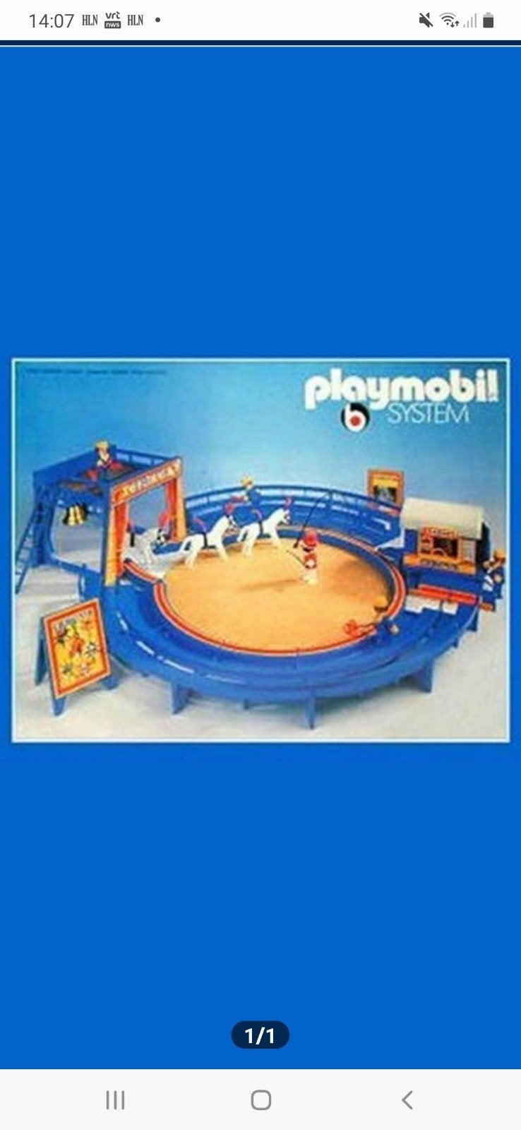 Circus playmobiel, Ophalen of Verzenden