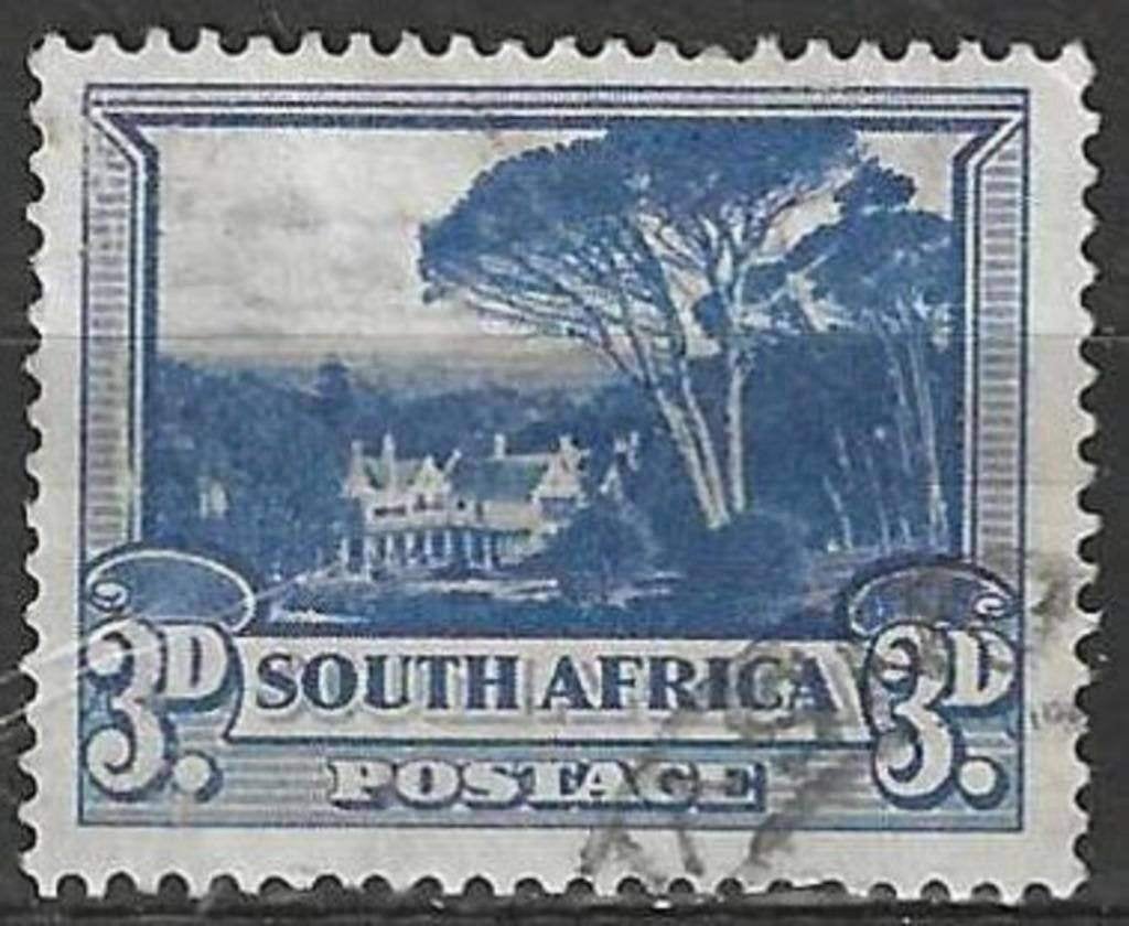 Afrique du Sud 1939/1940 - Yvert 113A - Groote Schuur (ST), Envoi, Afrique du Sud, Affranchi