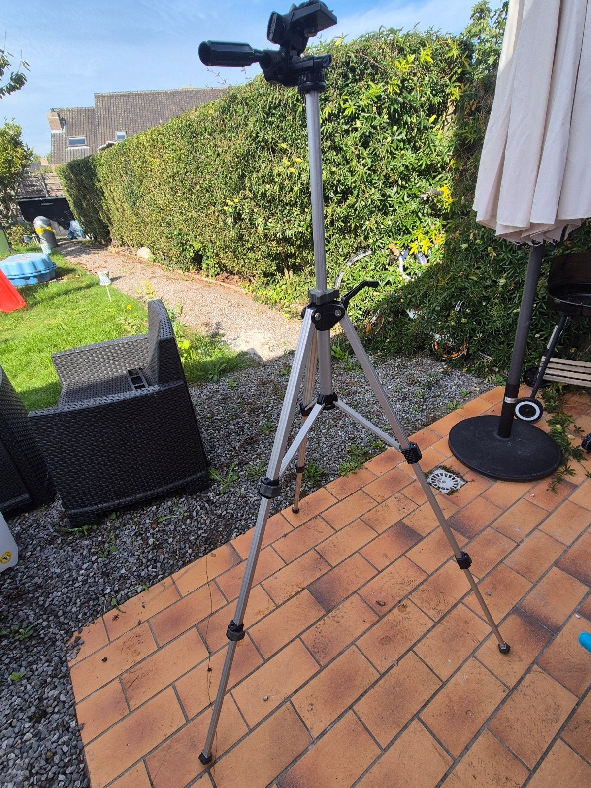 SLIK 35D Camerastatief – Aluminium (In goede staat), TV, Hi-fi & Vidéo, Slik, Enlèvement, Utilisé, Trépied