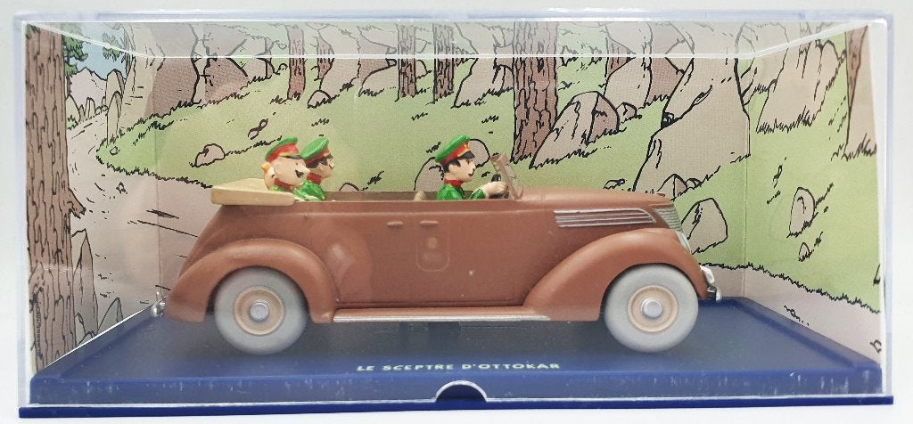 Tintin No. 34 Brown Ford V8 Convertible King Ottokar’s Sce.., Autres marques, Clients@editionsatlas.fr, 62 Boulevard Pereire, 75017 Paris, France