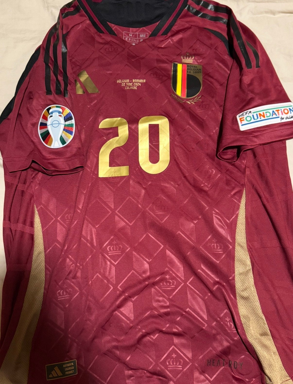 Rode duivels shirt  openda EK 2024, Ophalen of Verzenden, Zo goed als nieuw, Shirt