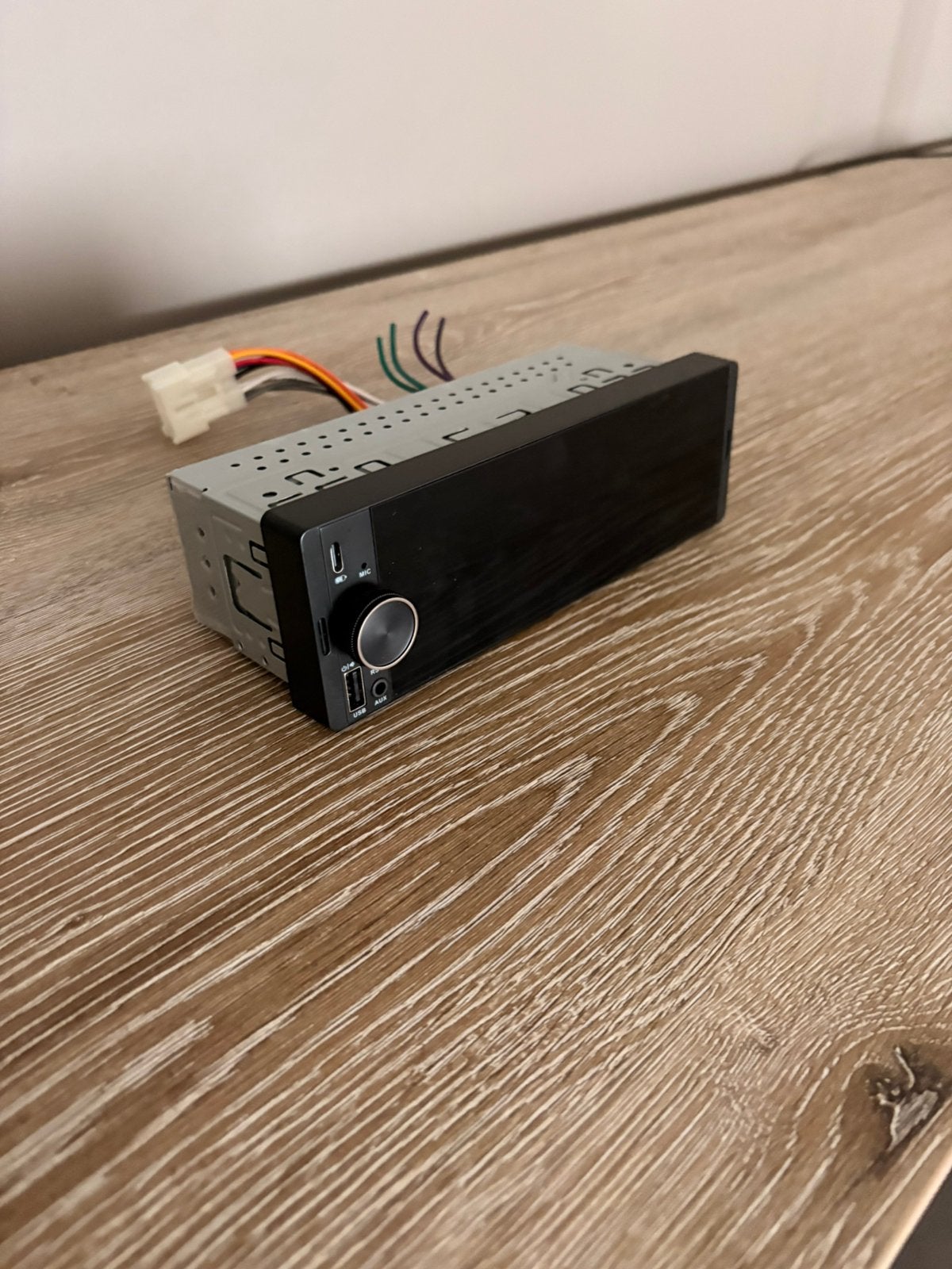 1-DIN Autoradio met Bluetooth, USB,AUX Inclusief Kabels, Ophalen, Zo goed als nieuw
