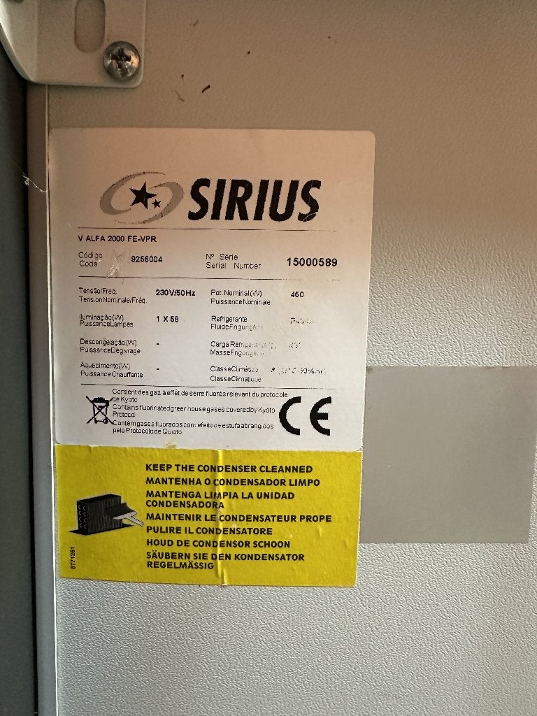 vitrine frigo, Electroménager, Sans bac à congélation, Utilisé, 200 litres ou plus, 60 cm ou plus