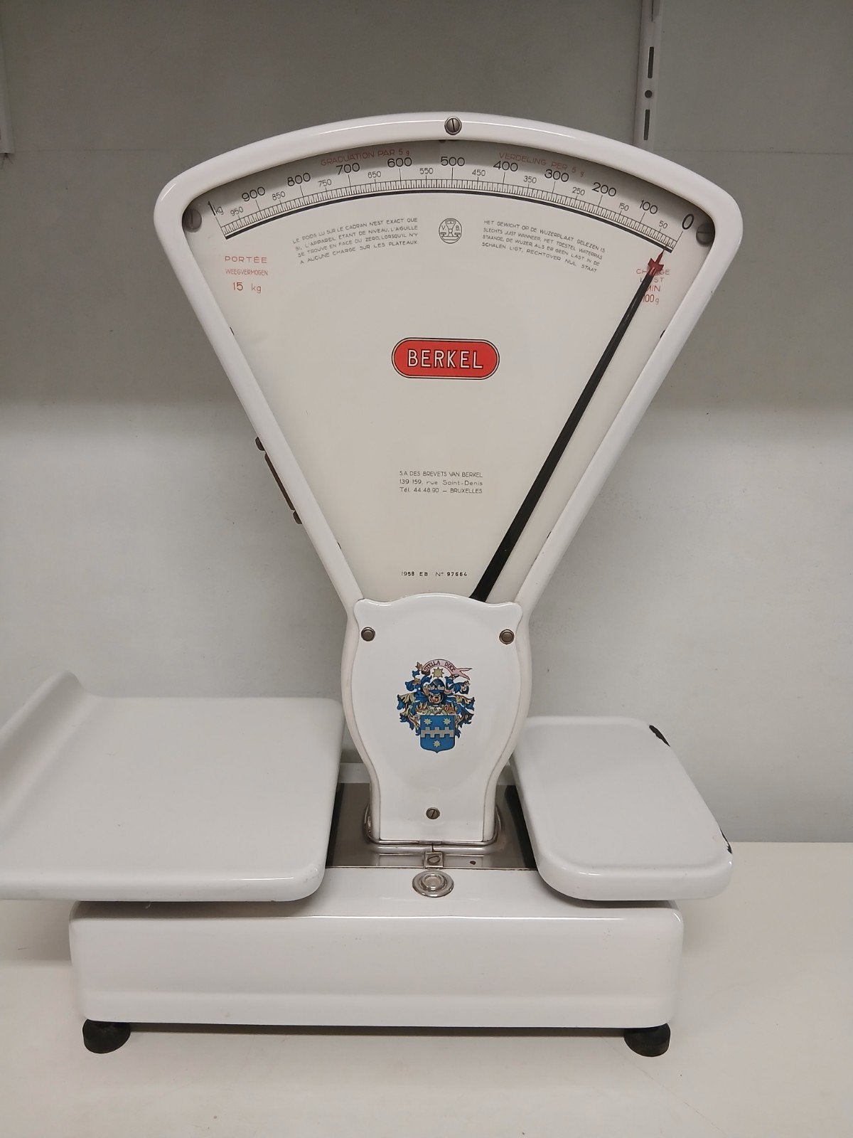 Balance berkel année 1958 avec numéro de série état impeccab, Antiek en Kunst
