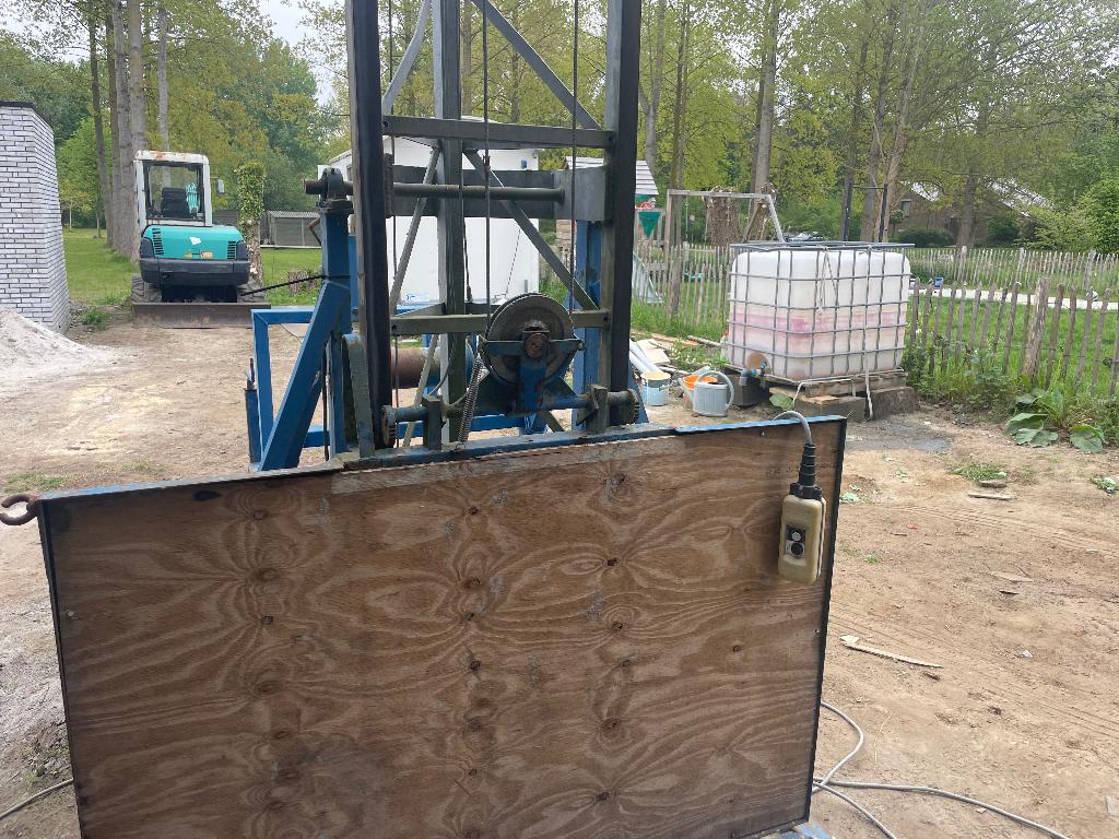 Bouwlift 6m (220V), Ophalen, Gebruikt, Bouwlift