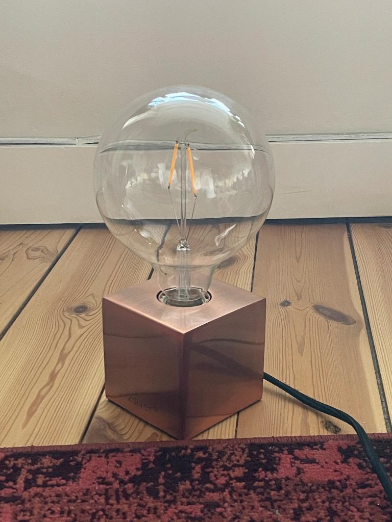 Lampe de table Zuiver, Huis en Inrichting, Ophalen, Zo goed als nieuw, Glas, Minder dan 50 cm