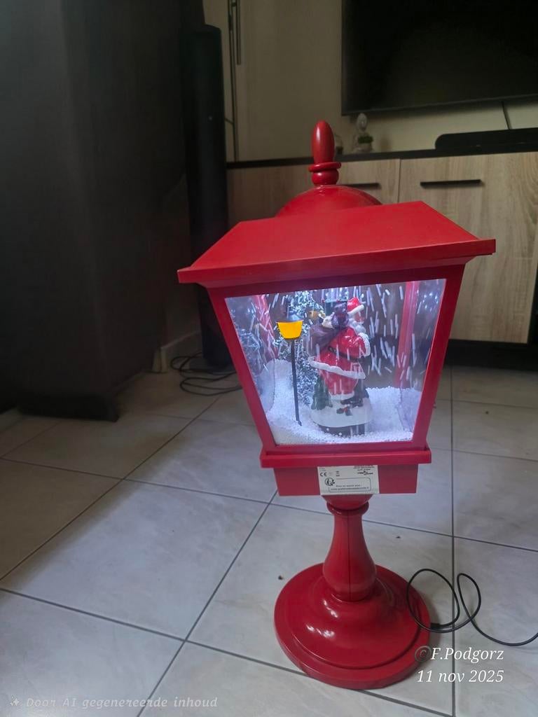 Kerst Lampe, Ophalen, Kunststof, Minder dan 50 watt, Staande lamp