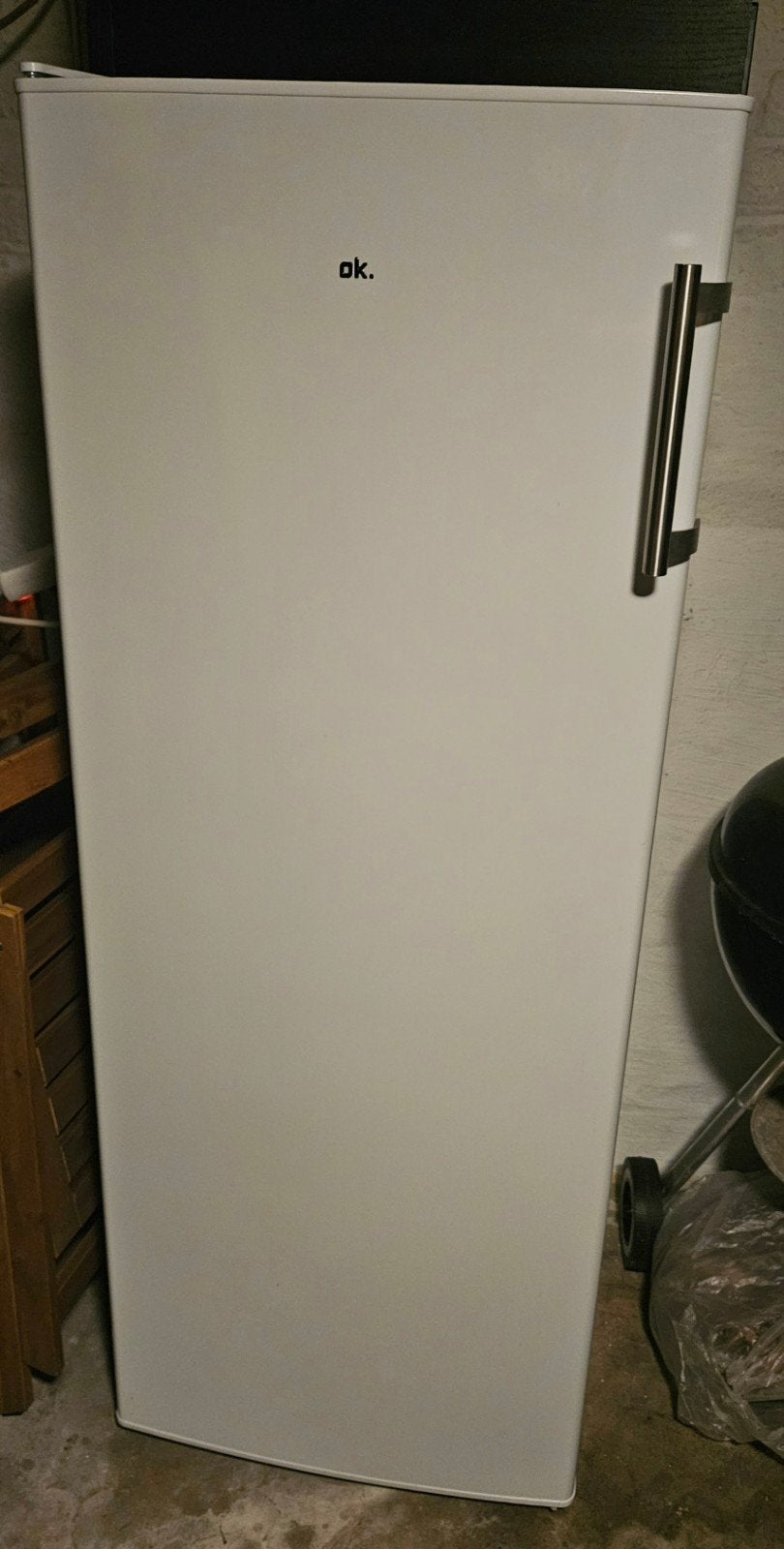 OK Diepvrieskast, Minder dan 60 cm, 160 cm of meer, Zo goed als nieuw, Vrijstaand