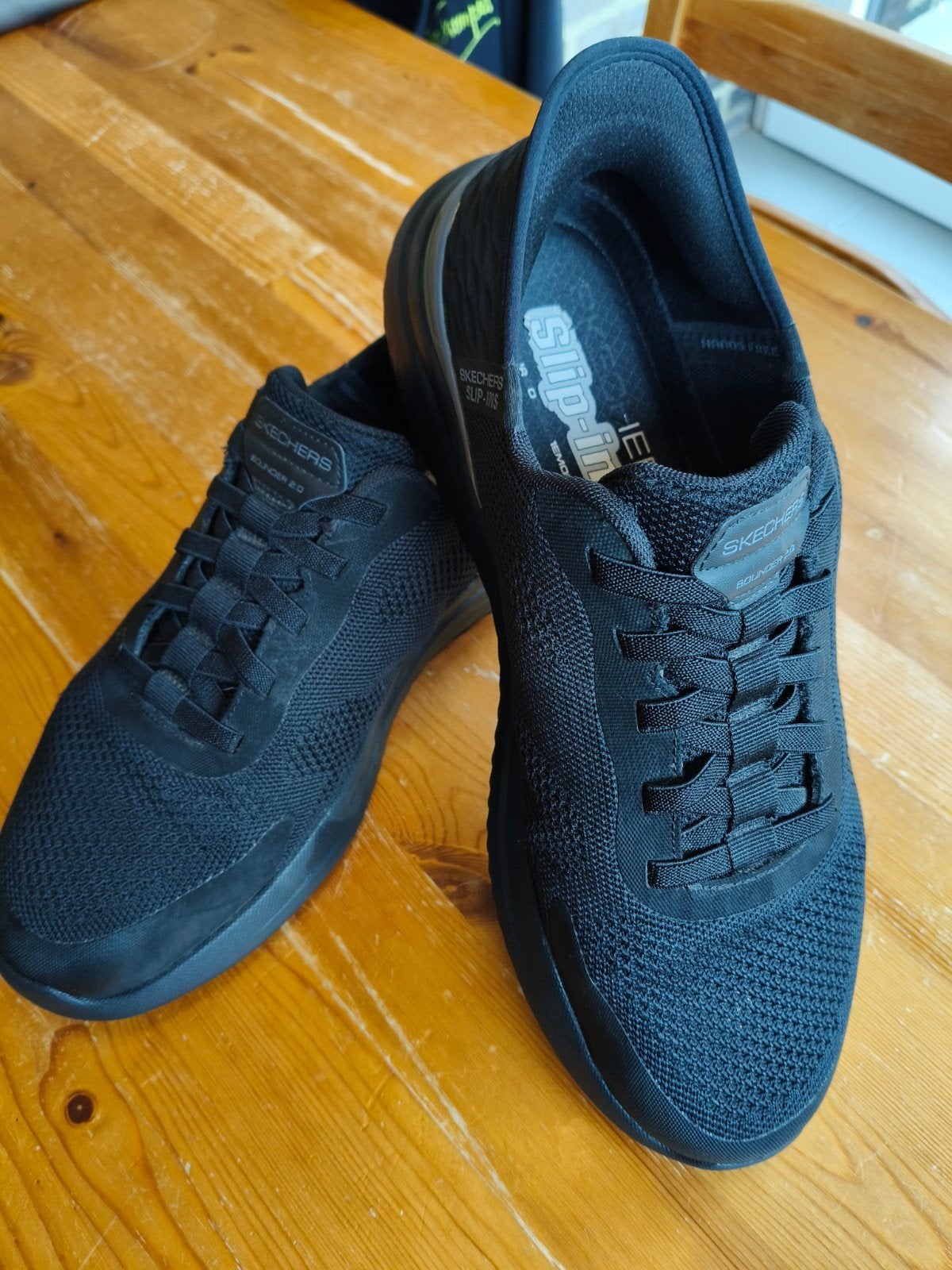 Slechts Slipin zwart maat 45, Kleding | Heren, Hoeden en Petten, Ophalen of Verzenden, Zo goed als nieuw, Skechers