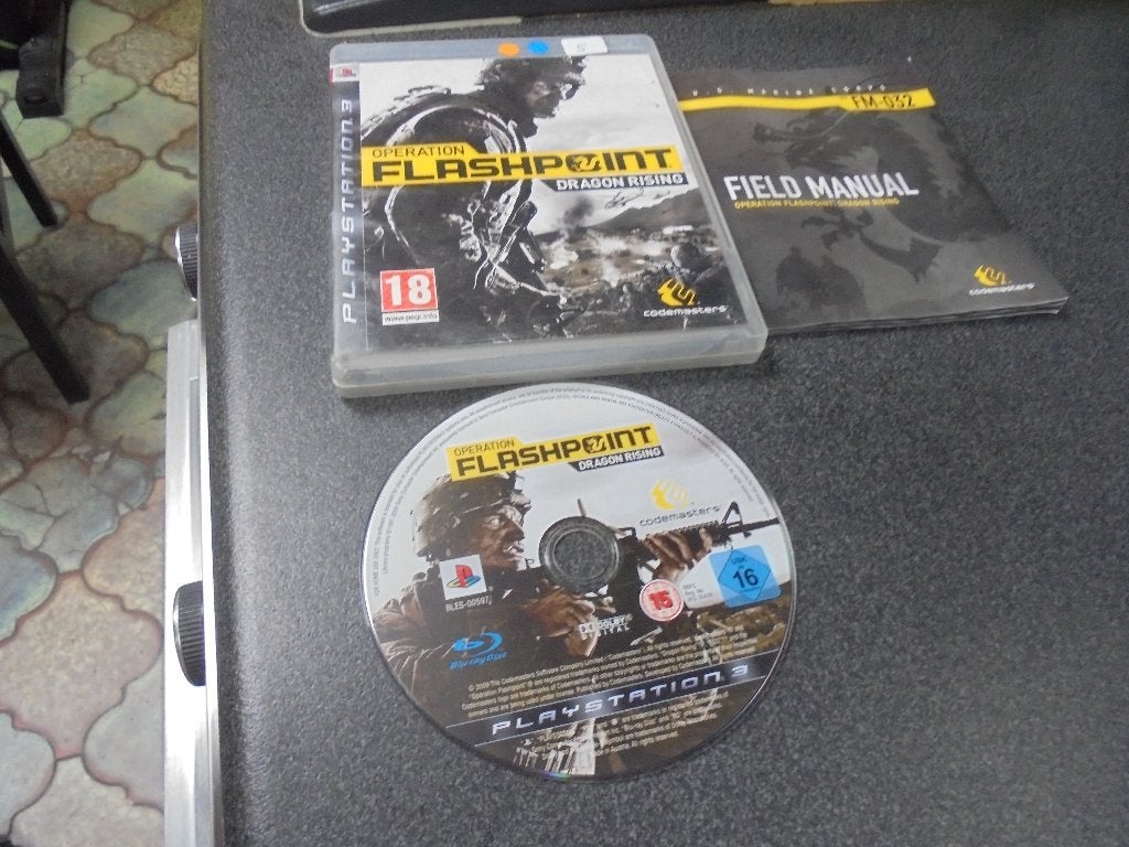 Playstation 3 Operation Flashpoint Dragon Rising  (CIB), Games en Spelcomputers, Gebruikt, Vanaf 18 jaar, Vechten, 1 speler