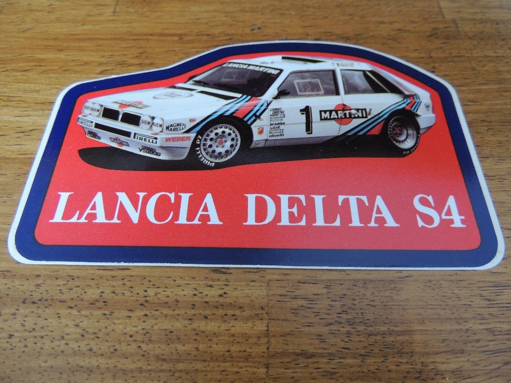 Rally Lancia Delta  S4 Martini sticker, Enlèvement ou Envoi, Comme neuf
