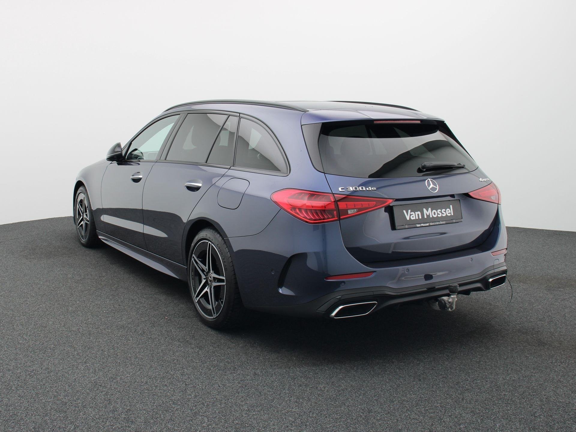Mercedes-Benz C 300 de 4MATIC Break AMG Line + LEDER + PANO, Auto's, Automaat, 145 kW, Gebruikt, 4 cilinders