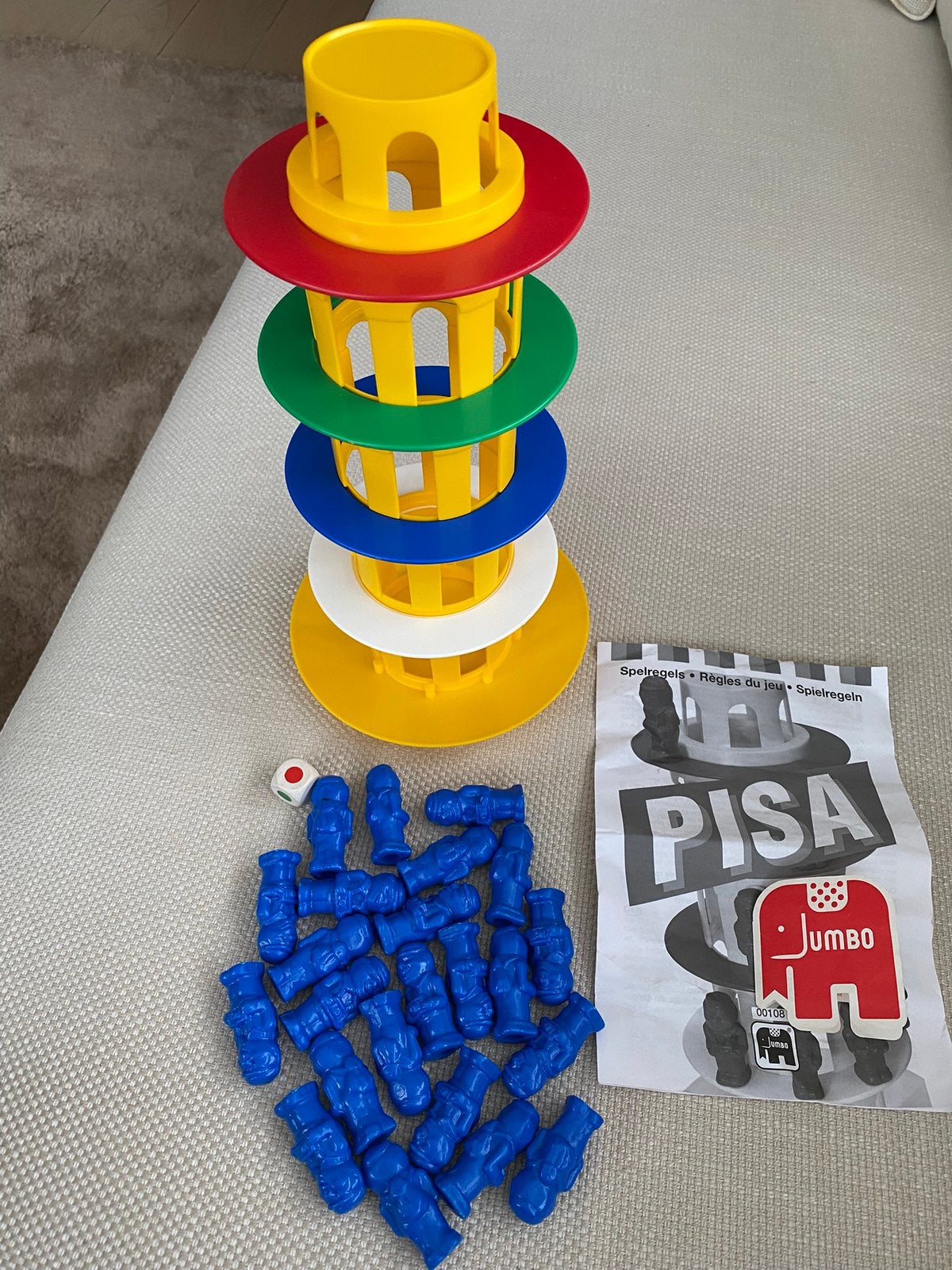 Jeu communautaire « Pisa », Enlèvement, Comme neuf