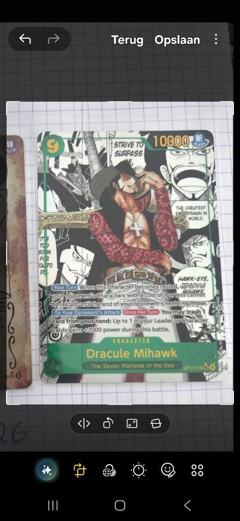 Dracule mihawk one piece, Neuf, Enlèvement ou Envoi, Foil, Cartes en vrac
