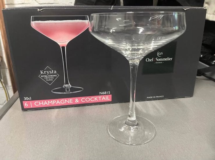 Cocktail/ dessert glazen van Chef en Sommelier, Collections, Verres & Petits Verres, Neuf, Autres types, Enlèvement