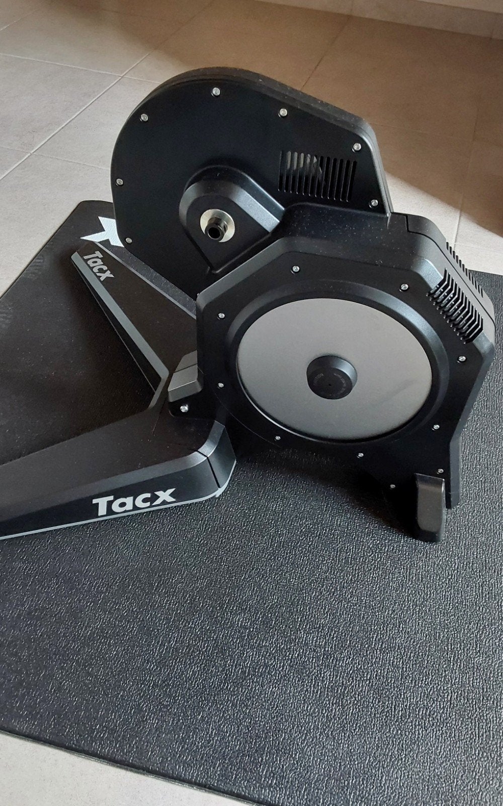 Smart trainer tacx flux S T2900S+casette 11/30 12speed+mat, Ophalen, Zo goed als nieuw, Overige typen