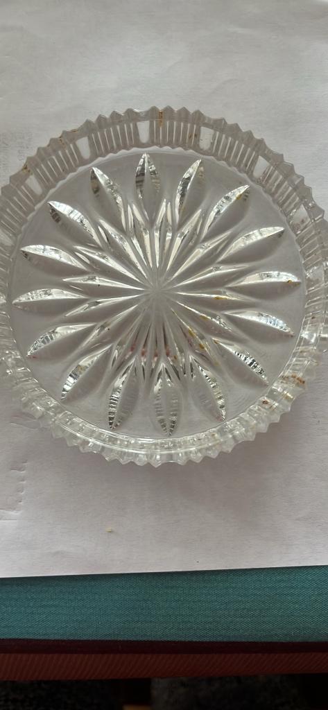 Ensemble de table  en Crystal / verre taille, Ophalen