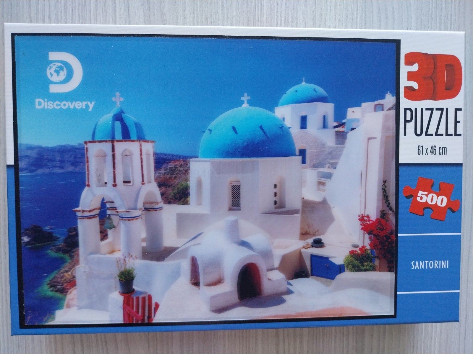 Puzzel 3D Santorini - 500 stukjes, Hobby & Loisirs créatifs, Sport cérébral & Puzzles, Enlèvement, 500 à 1500 pièces, Neuf, Rubik's Cube ou Puzzle 3D