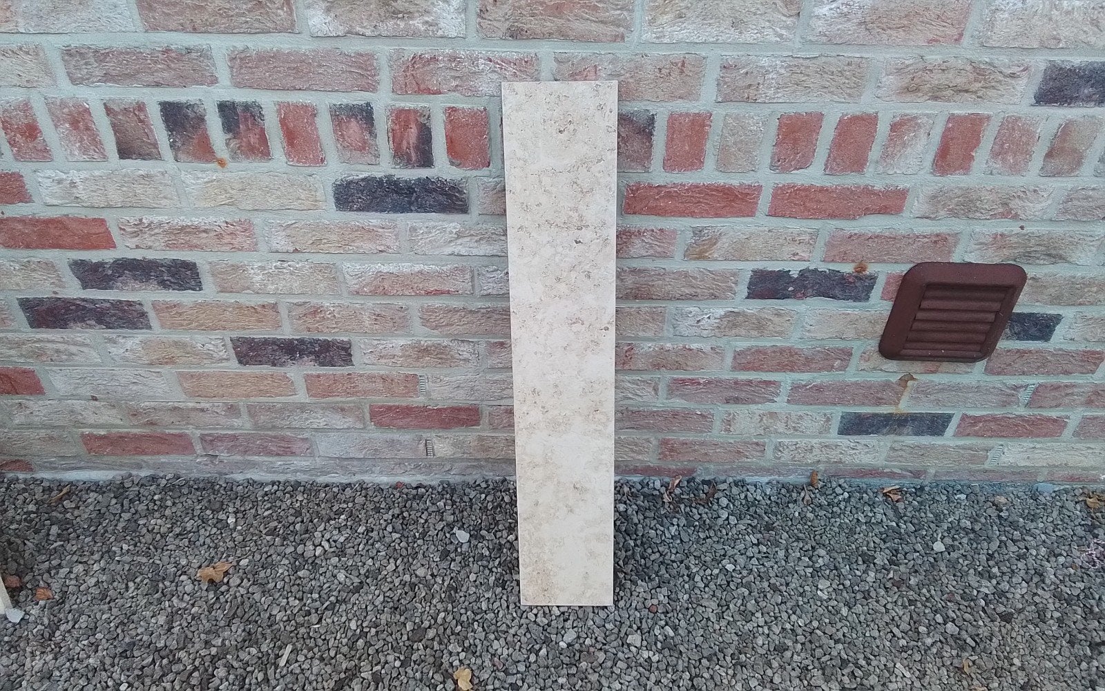 Marmer tablet ( entre port), Enlèvement