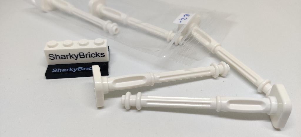 Lego Lantaarnpalen Wit - 5 stuks ( Nieuw ), Overige thema's, Lego, Nieuw, Ophalen of Verzenden