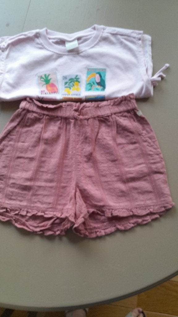 T'shirt + shortje, Ophalen of Verzenden, Setje