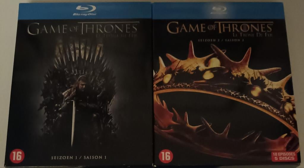 Blu ray Game of Thrones seizoen 1 en 2, Enlèvement ou Envoi