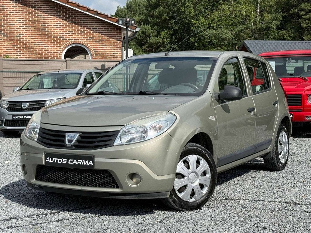 Dacia Sandero Benzine Airco Manueel Zuinige Voertuigen *, Auto's, Dacia, Euro 5, Stof, Gebruikt, Automatische klimaatregeling