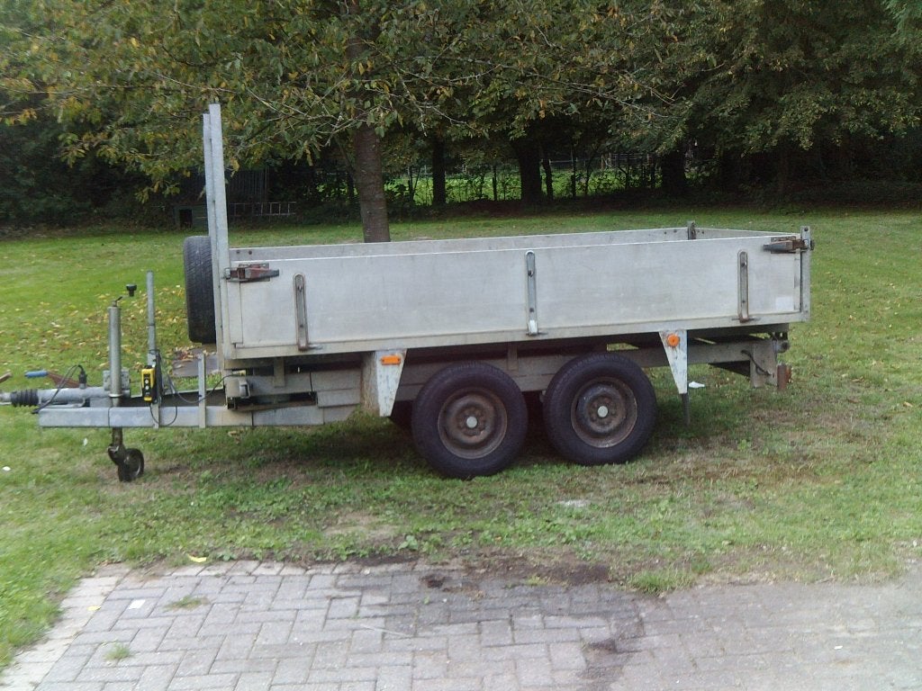 Aanhangwagen elektrisch kipper 2000kg, Ophalen, Gebruikt