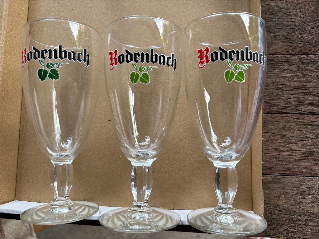 Rodenbach (3 verres), Enlèvement ou Envoi, Comme neuf, Verre ou Verres, Autres marques