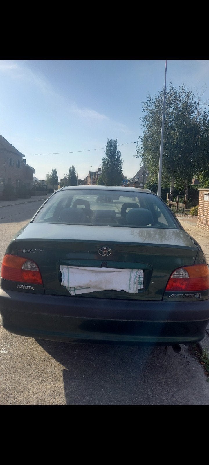 toyota avensis donkergroen, Auto's, Avensis, Leder en Stof, Handgeschakeld, Particulier
